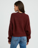 RVCA Jammer Sweater Womens Maroon