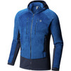 Mountain Hardwear Monkey Man Grid Hooded Jacket Mens Nightfall Blue