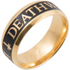 Deathwish Divine Gold Ring Black Gold