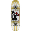 Element Gloves Off Twig Skateboard Complete Gold White 7.6