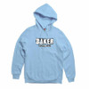 Baker Brand Logo Pullover Hood Light Blue