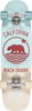 DUSTERS BEACH CRUISER SKATEBOARD COMPLETE-8x29 BLU/TAN/RED