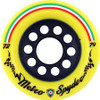 Metro Spyder 72mm 79a Yellow Wheels