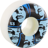 BLIND GIRL 53mm WHT/BLUE WHEELS SET