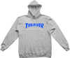 THRASHER OUTLINED HD/SWT MEDIUM LT.STEEL/BLUE