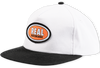 REAL OVAL HAT ADJ-WHT/BLK/RED