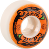 OJ ELITE UNIVERSALS 53mm 101a WHT/ORANGE WHEELS SET