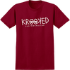 KROOKED KROOKED EYES SS SMALL RED/WHT