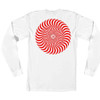 Spitfire Classic Swirl LS Tshirt White Red