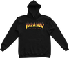 THRASHER BBQ HOODIE SWEATSHIRT LARGE  BLACK