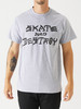 Thrasher Skate and Destroy SS Tshirt Grey Black