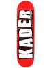 Baker Kader Logo Skateboard Deck Red White Black 9.0