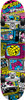 SPEED DEMONS SD TV FULL Skateboard Complete -7.9 CYAN/MAGENTA/YEL