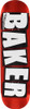 BAKER BRAND LOGO FOIL SKATEBOARD DECK-8.25 RED