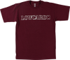 LOWCARD STANDARD LINE SS TSHIRT SMALL MAROON/WHT