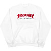 Thrasher Godzilla Crew Neck White