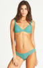 Billabong Tan Lines Swim Fixed Tri Top Sea Green