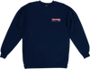 THRASHER OUTLINED EMBROIDERED CREW/SWT MEDIUM NAVY