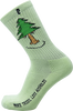 PSOCKADELIC TREES CREW SOCKS GRN