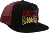 CREATURE SUPPORT MESH HAT ADJ-BLACK/CARDINAL