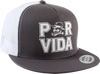 HARD LUCK POR VIDA MESH HAT ADJ-CHARCOAL/WHT