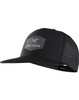 Arcteryx Hexagonal Trucker Hat Black Snapback