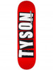 Baker Tyson Brand Logo Skate Deck Red Black White 8.25