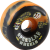 SPEEDLAB BEEHIVE 53mm 99a ORG/BLK SWIRL WHEELS SET