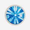 Slowtide Radiant Round Towel Blue White OneSize