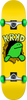 KROOKED SHMOO FACE FIRST SKATEBOARD COMPLETE-7.5 YELLOW