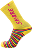 PSOCKADELIC SHARE CREW SOCKS YELLOW