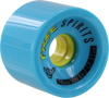 FREE SPIRITS 70mm 78a BLUE/YEL WHEELS SET