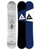 Academy Team Snowboard White Blue 156