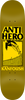 ANTI HERO KANFOUSH X LANCE II SKATE DECK-8.5 YELLOW w/MOB Grip