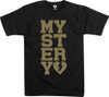 MYSTERY VARSITY SS MEDIUM BLACK GOLD