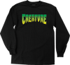 CREATURE LOGO LONGSLEEVE SMALL BLACK