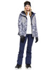 Roxy Jetty 3in1 Snow Jacket Heather Grey Botanical Flowers (SJE1)