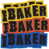 BAKER BRAND LOGO HO19 12/PACK ASSORTED DECALS STICKERS