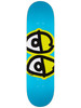 Krooked Team Eyes Skate Deck Blue Yellow 8.38