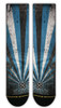 Merge4 Rising Sun Crew Socks Blue