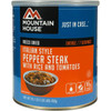 Mountain House Italian Pepper Steak Rice Can Brown 16.1oz