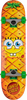 SANTA CRUZ SPONGEBOB PINEAPPLE SKATEBOARD COMPLETE-7.25