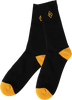 KROOKED DIAMOND K SOCKS BLK/GOLD 1pr