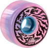 SANTA CRUZ SLIMEBALLS SWIRLY 65mm 78a TRANS PINK Wheels Set