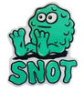 Snot Wheel Co Booger Large Sticker Teal 4.5 inch