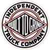 INDEPENDENT BTG SUMMIT STICKER 1.5X1.5 WHT/BLK/RED