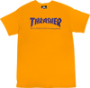 THRASHER SKATE MAG SS XLARGE GOLD/PURPLE