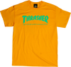 THRASHER SKATE MAG SS TSHIRT LARGE  GOLD/TEAL