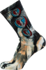 PSOCKADELIC MUSH HEAD TIE-DYE CREW SOCKS 1pr