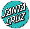 SANTA CRUZ OTHER DOT 3" DECAL STICKER TURQUOISE/BLK/WHT (2pack)